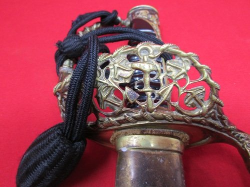  French Model 1837 Naval Officers Sword & Knot, A Beauty — image 7