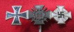 German WWI, WWII 3 Place Stickpin
