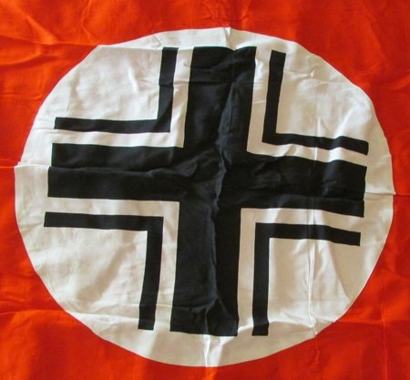  German WWII Balkan Cross Vehicle Identification Flag — image 3