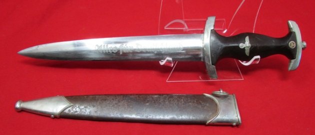  German WWII M1933 SA Enlisted Dagger, Herder Mfg. — image 4