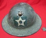 US WWI USMC M1917 British Mfg Helmet, Supply Company 5th …