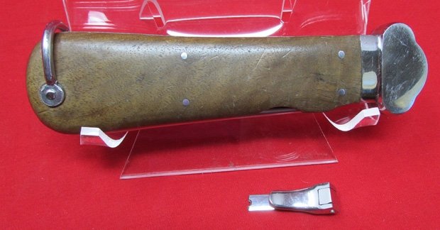  German WWII Luftwaffe Gravity Knife, Weyersberg Mfg, Needs Repair — image 2