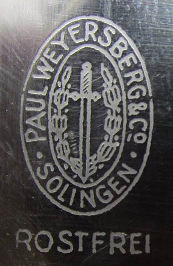  German WWII Luftwaffe Gravity Knife, Weyersberg Mfg, Needs Repair — image 4