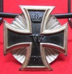 German WWI Iron Cross First Class, Screwback
