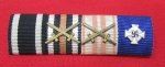 German WWI-WWII, 4 Place Ribbon Bar