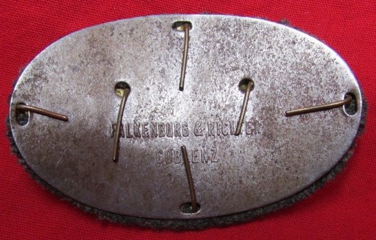  German WWI Machine Gun Marksmanship Sleeve Badge, Falkenburg & Richter  Mfg — image 3