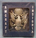 US Vietnam War Era, USAF Officers Regulation Hat Insignia, Amcraft