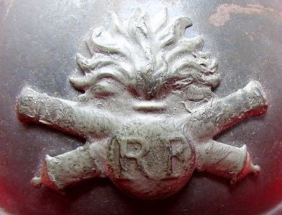  French WWI Adrian Artillery Helmet — image 3