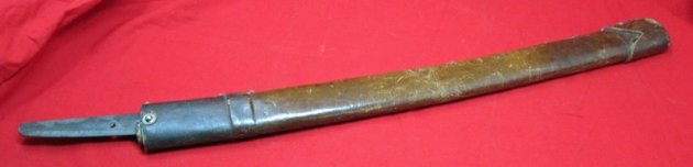  Japanese Signed Sword and Sheath, 20 Inch Blade, Project — image 2