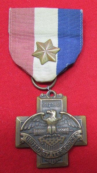  US WWI Fargo, ND Service Medal, Named — image 2