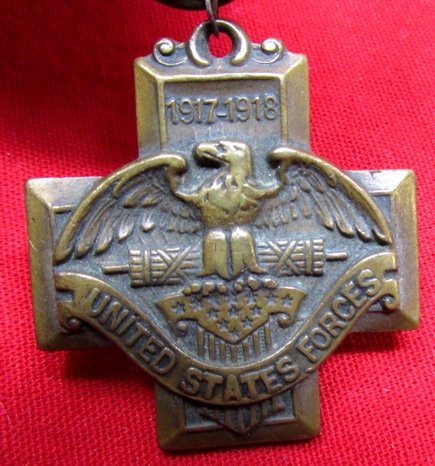  US WWI Fargo, ND Service Medal, Named — image 3