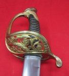 French 2nd Empire, 1855 Pattern Infantry Officers Sword, 1863