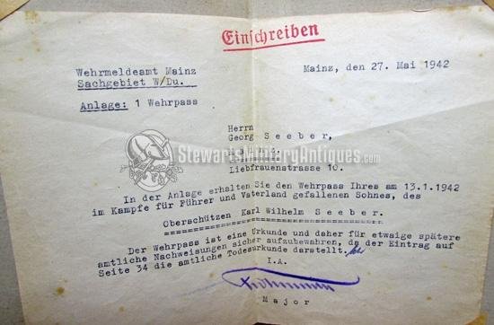  German WWII Army Photo Album, KIA 1942 — image 17