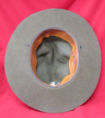  US WWI Army Enlisted Campaign Hat, Medical Corps, 6 7/8 — image 4