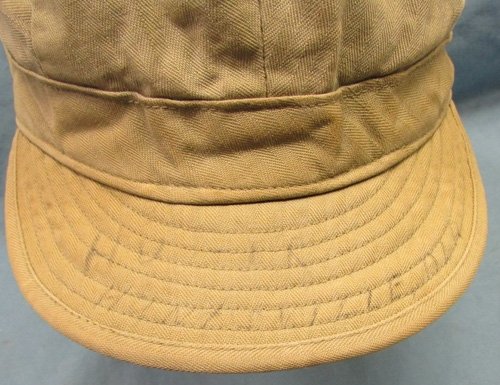  US WWII Army HBT, Short Billed Fatigue Cap — image 3