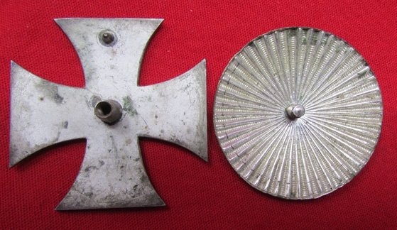  German WWI Iron Cross First Class, Screwback — image 4