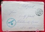 German WWII Feldpost Envelope and Letter