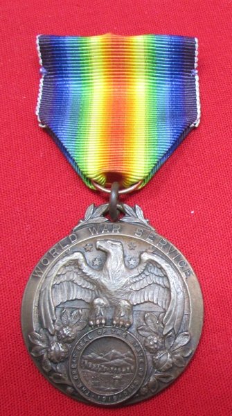  US WWI Ohio Victory Medal, Mahoning County — image 2