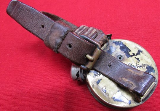  Japanese WWII Wrist Compass and Strap — image 4