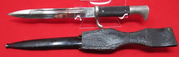  German WWII Wehrmacht Dress Bayonet, Eickhorn Mfg — image 4