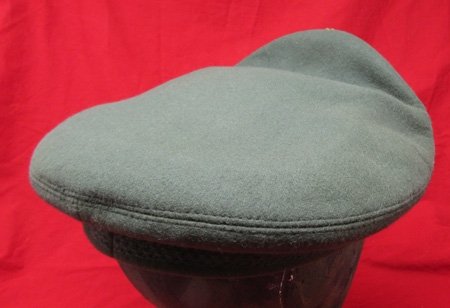  US Cold War Era, Army Field Grade Officer Visor Hat, Flight Ace — image 5