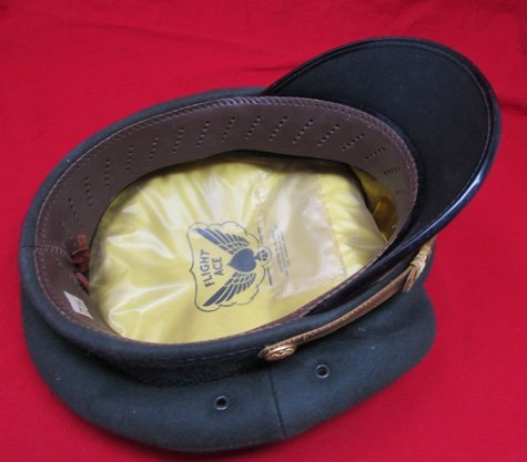  US Cold War Era, Army Field Grade Officer Visor Hat, Flight Ace — image 6
