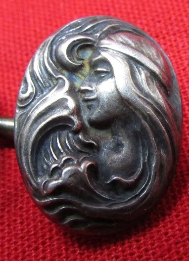  US, Late 19th Century Men's Cufflinks, Sterling Silver — image 3