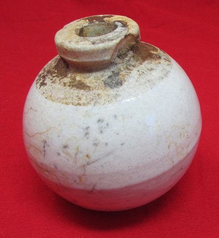  Japanese WWII Ceramic Grenade, White, INERT — image 2