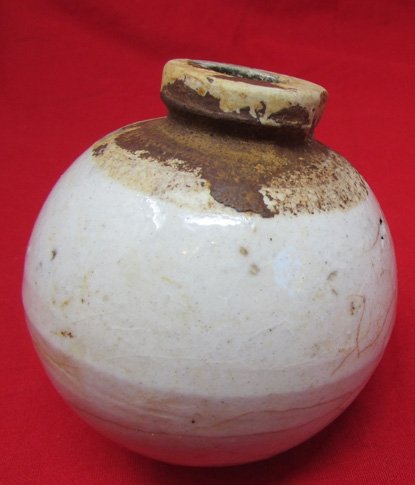  Japanese WWII Ceramic Grenade, White, INERT — image 3
