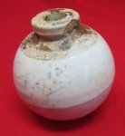 Japanese WWII Ceramic Grenade, White, INERT