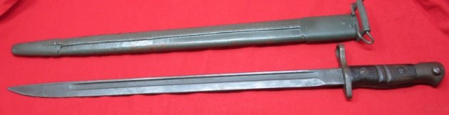  US WWI M1917 Bayonet, British Contract, Remington Mfg — image 6