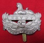 British WWI-WWII Gloucestershire Regiment Cap Badge