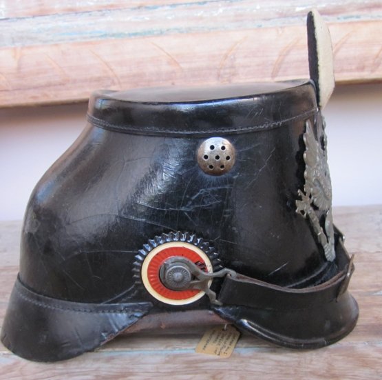  German WWI, Prussian Enlisted M1915 Jager Shako, 1916 Dated — image 5
