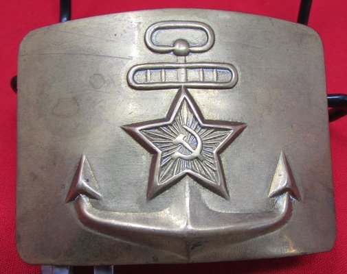  Soviet Cold War Era, Enlisted Navy Buckle and Keeper — image 2