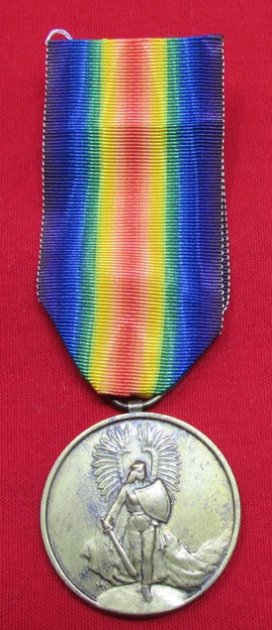  Polish WWI, Unofficial Victory Medal and Ribbon — image 2