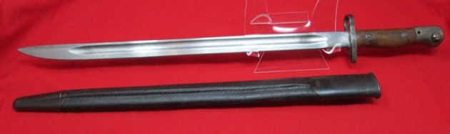  British WWII M1907 Bayonet & Scabbard, Australian Mfg — image 6