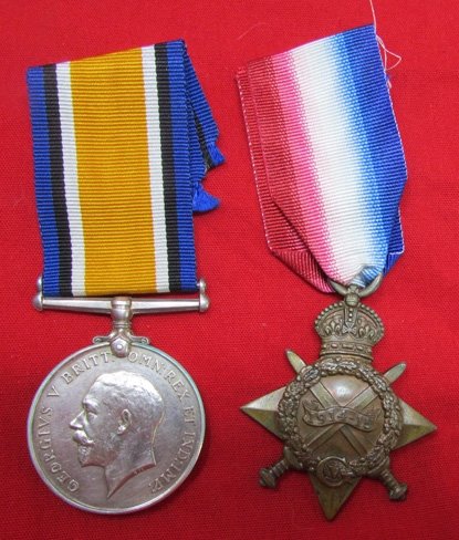  Australian WWI Medal Pair, War Medal & 1914-1915 Star, Pvt P Brennan — image 3