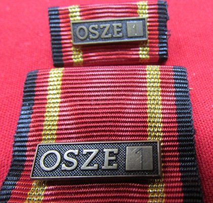  German Bundeswehr, Armed Forces Deployment Medal, OSZE1 Clasp — image 3