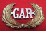 US Civil War GAR Metal Hat Insignia