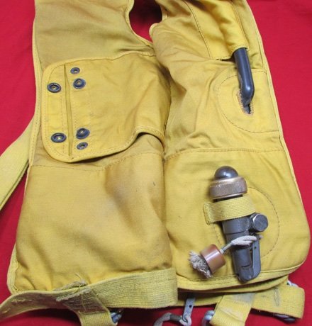  US Korean War  USAF Aviation Mae West Flotation Vest, 1951 — image 6