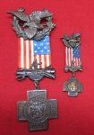 US SAW Era, United Spanish War Veterans Membership Badge & …