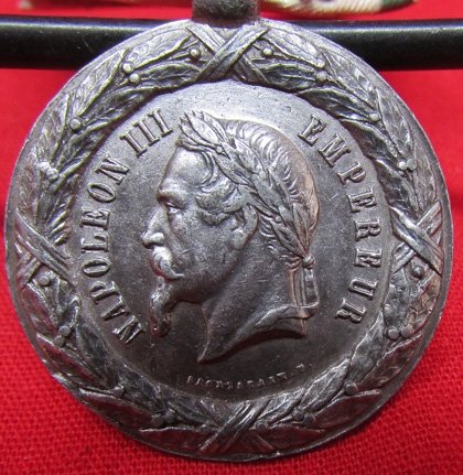  French Mexican Intervention Campaign Medal, Emporer Maximiliano — image 4