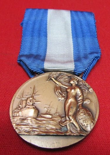  Italian Naval Long Voyage Service Medal, Bronze Class — image 2