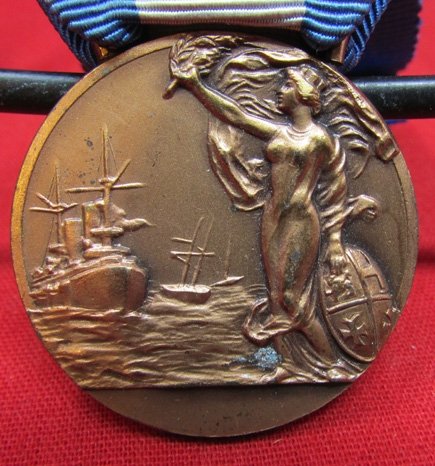  Italian Naval Long Voyage Service Medal, Bronze Class — image 3