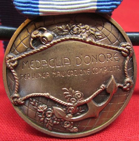  Italian Naval Long Voyage Service Medal, Bronze Class — image 4