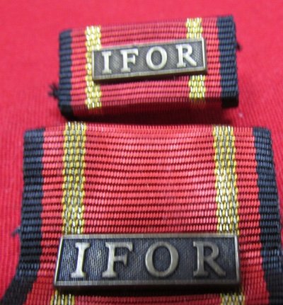  German Current Era, Armed Forces Deployment Medal, IFOR — image 3