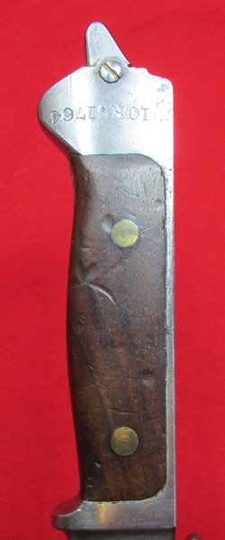  Danish M1889 Krag-Jorganson Bayonet, WKC Manufacture — image 8