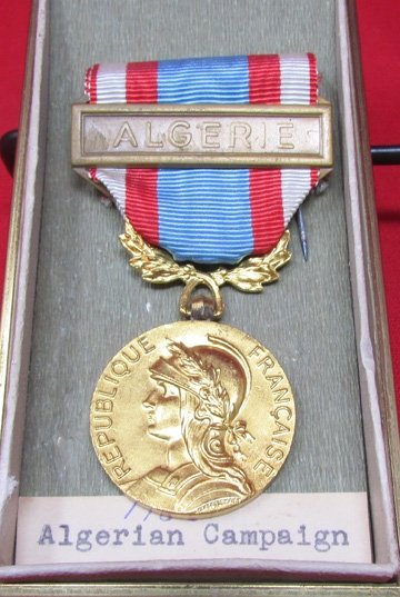  French 1952-1964 Colonial North Africa Security & Order Medal, Algeria — image 2