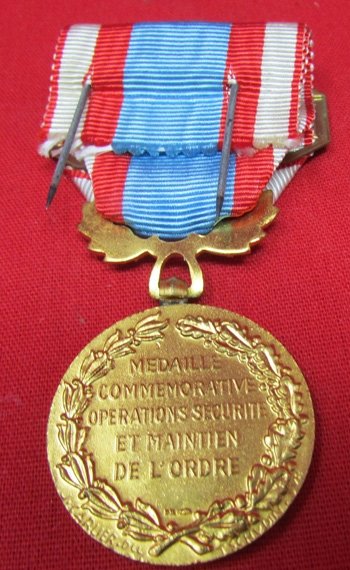  French 1952-1964 Colonial North Africa Security & Order Medal, Algeria — image 5