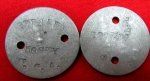 US WWI Doughboy Identity Discs, Pair, 1st Ammunition Train, Pennsylvania …